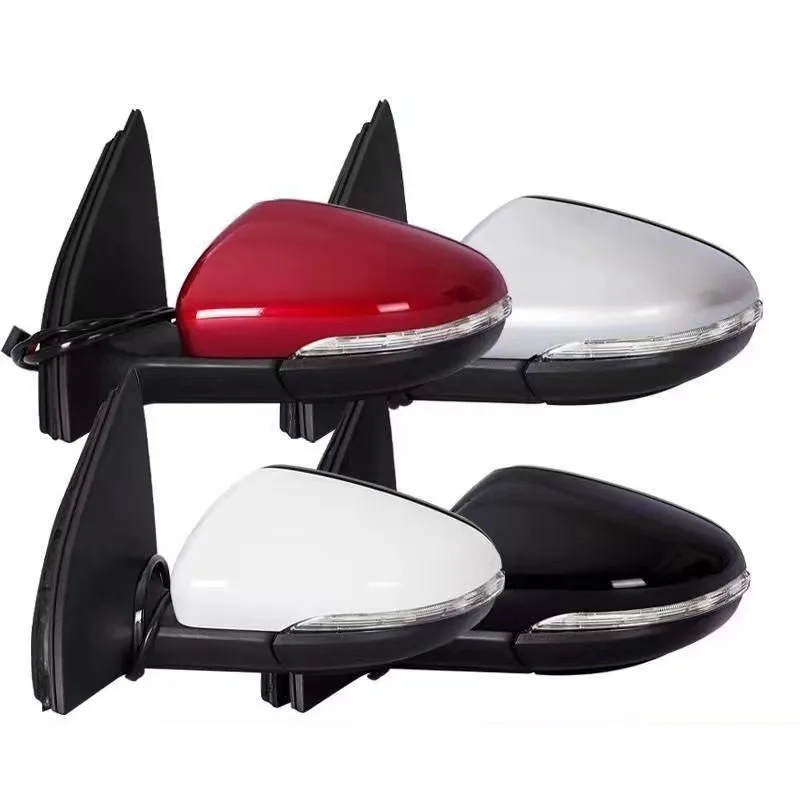 

Para vw golf 6 2008-2013 dobrável manual Peças de automóvel do carro fora espelho retrovisor lateral conjunto espelho retrovisor