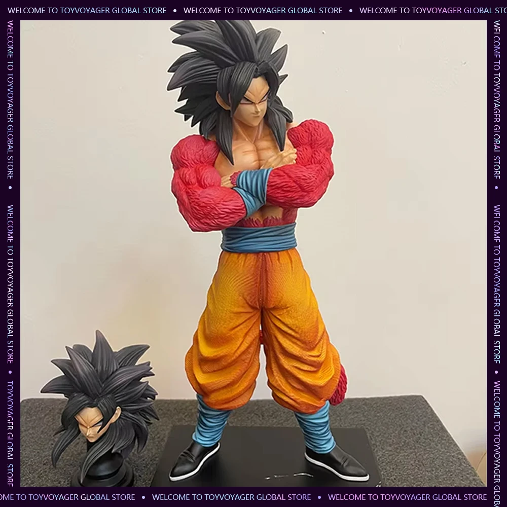 In Stock Dragon Ball Z Anime Figure Super Saiyan 4 Son Goku Figures SSJ4 PVC Statue Model Collection Desk Ornament Toy Kid Gifts