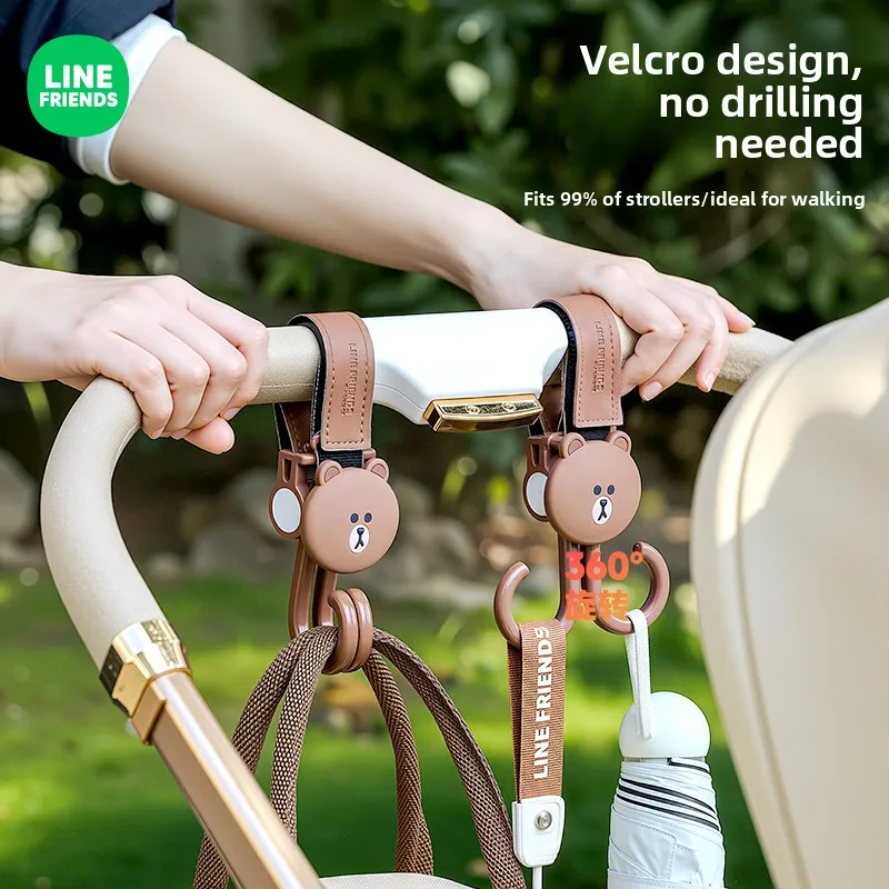 回転可能なベビーカーフック、クリエイティブなギフト、ポータブルカーフック、多機能傘とバッグホルダー、便利な収納に。