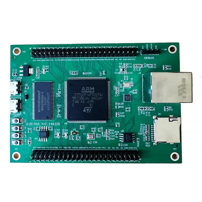 STM32F429IG Core Board SDRAM Ethernet SD Card FLASH Pin Out