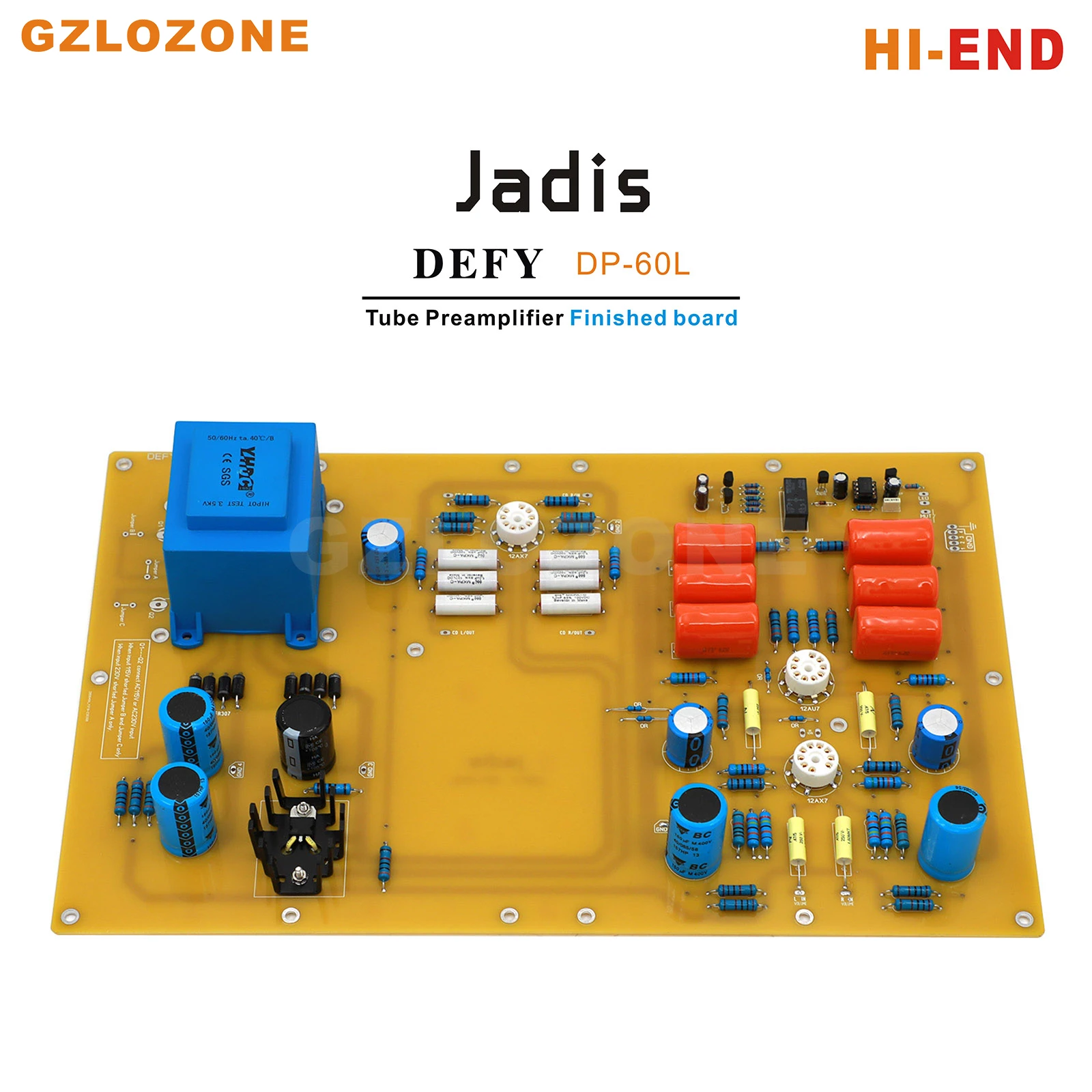 

ZEROZONE HI-END DP-60L Tube preamplifier Base on jadis circuit tube preamp DIY Kit/Finished board (Without tubes)