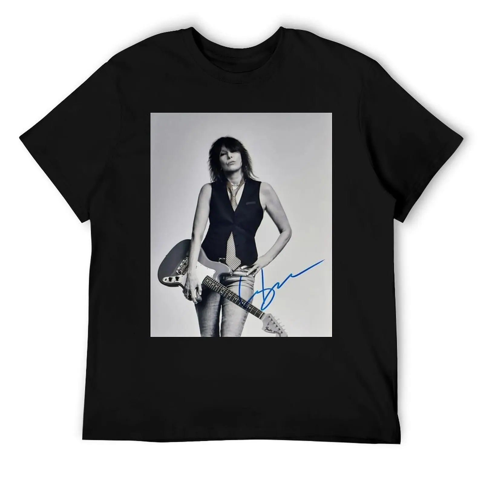 

Chrissie Hynde autograph T-Shirt graphic t shirts for man man t shirts cotton essential t shirt T-Shirt