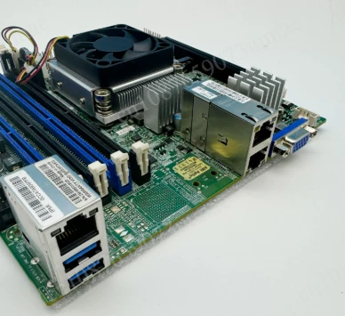 for Main Board NAS Synology ITX Server D1521 Dual 10 Gigabit Port for X10SDV-4C-TLN2F Not Brand New