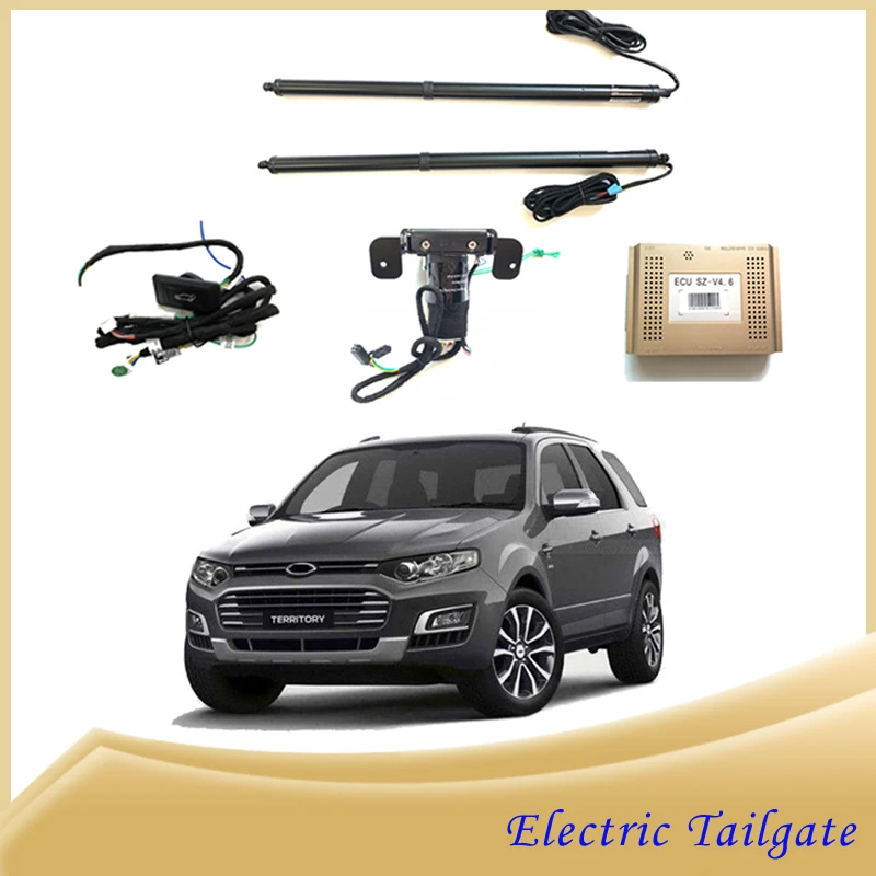 Car Electric Tail Gate Lift Trunk Rear Door Assist System for Ford Territory 2018~2022 Original Car key Remote Control