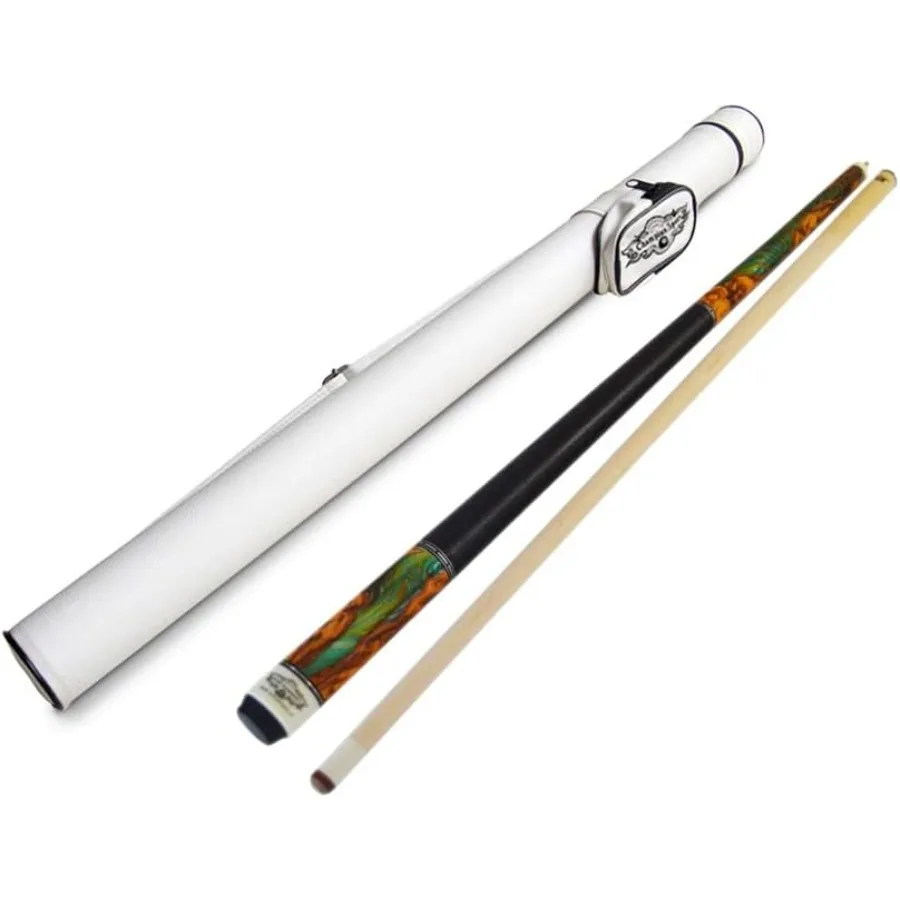 

Billiard Pool Cue Stick56 inches 57 inches 60 inches 12.75mm White Case