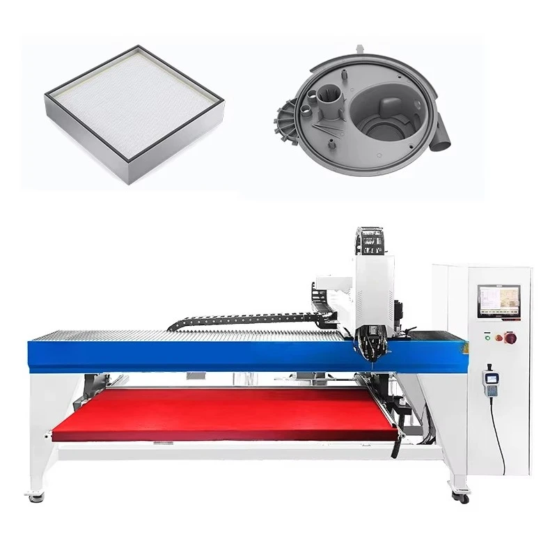 Customized Servo Motor Controlled Polyurethane Foam Sealing Machine 3-10mm Gasket Height for Electrical Panel