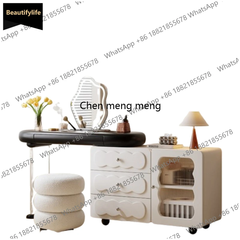 

Туалетный столик C139 в индустриальном стиле, современный, белый, для макияжа и хранения, натуральный, для дома и игр, мебель для дома