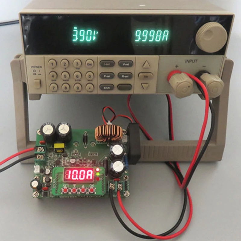 Понижающий преобразователь постоянного тока, понижающий регулятор напряжения постоянного тока от 10 В до 75 В до 0-60 В, 12 А DKP6012, плата редуктора напряжения с цифровым управлением