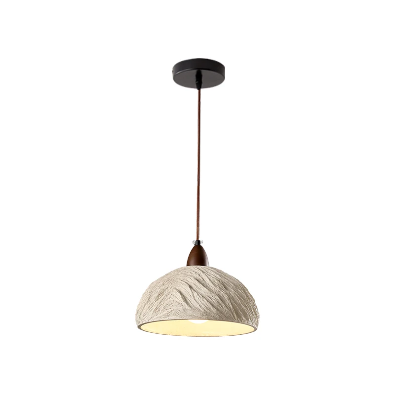 

Vintage restaurant bar chandelier, stone material LED warm light bedroom lamp