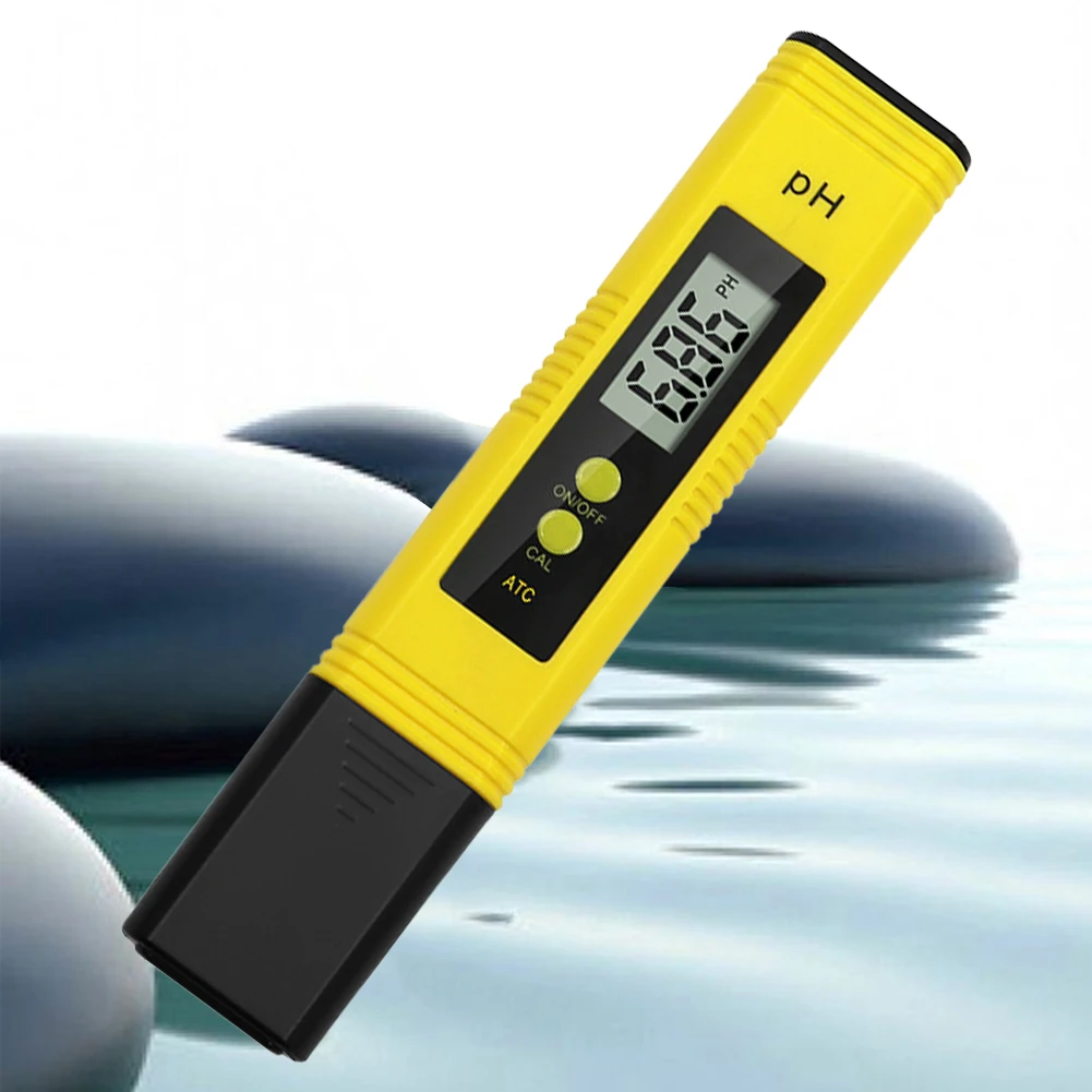 High Accuracy Digital PH Meter Tester Pen with 0.01 Precision and 0-14 PH Range for Aquariums and Pools