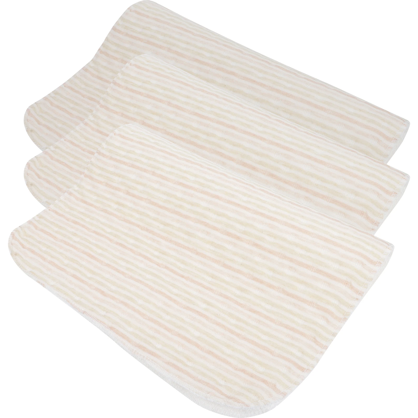 

3 Pcs Cotton Diapers for Newborn Reusable Washable Infant Toddler Pure Breathable Soft Lightweight Diaper Inserts