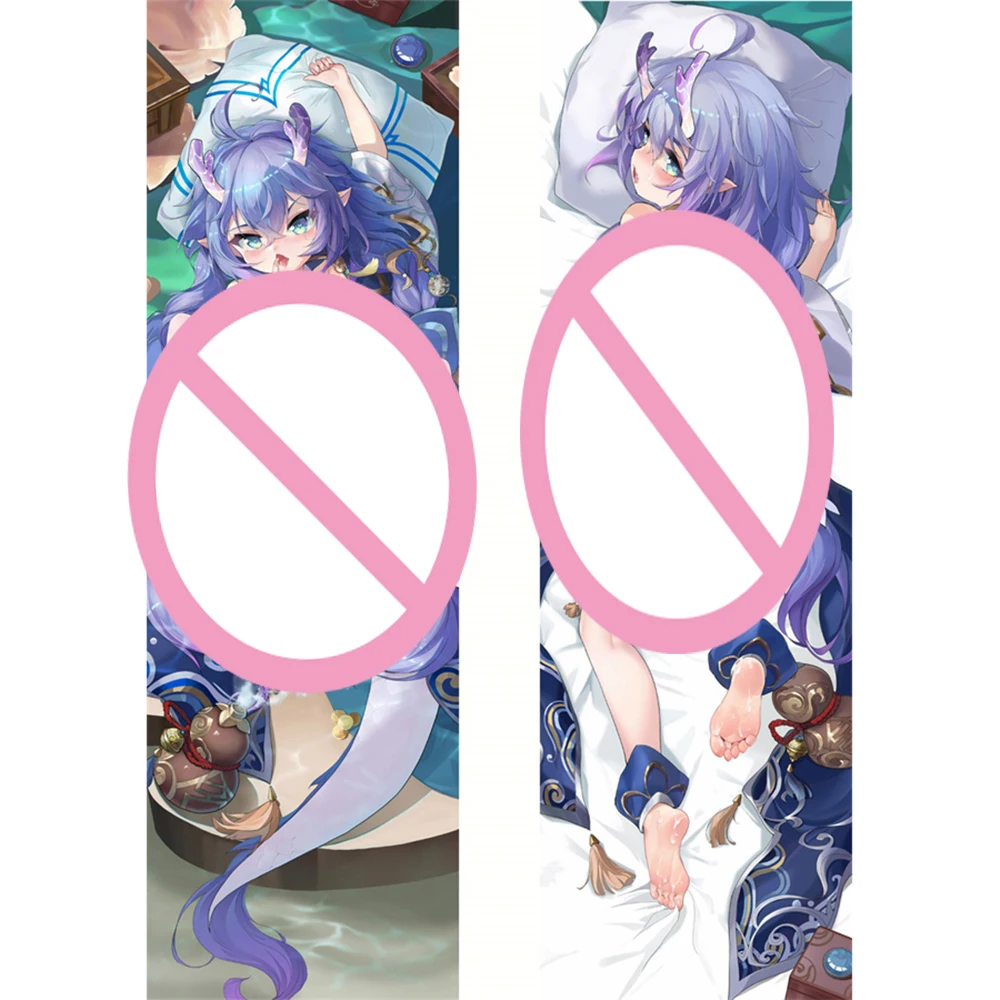 Anime Decor Pillow Case Honkai Star Rail Bailu Dakimakura Waifu Gifts