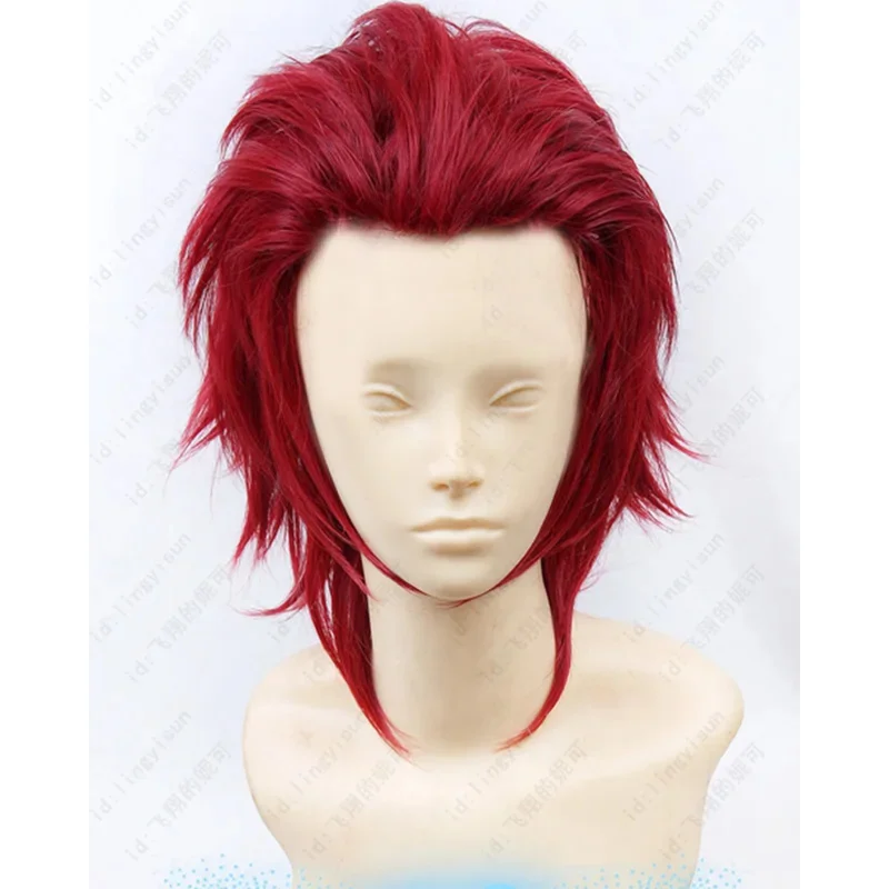 Action Figure Keychain Double Sided Hisoka Movie TV wig cosplay   wig cap