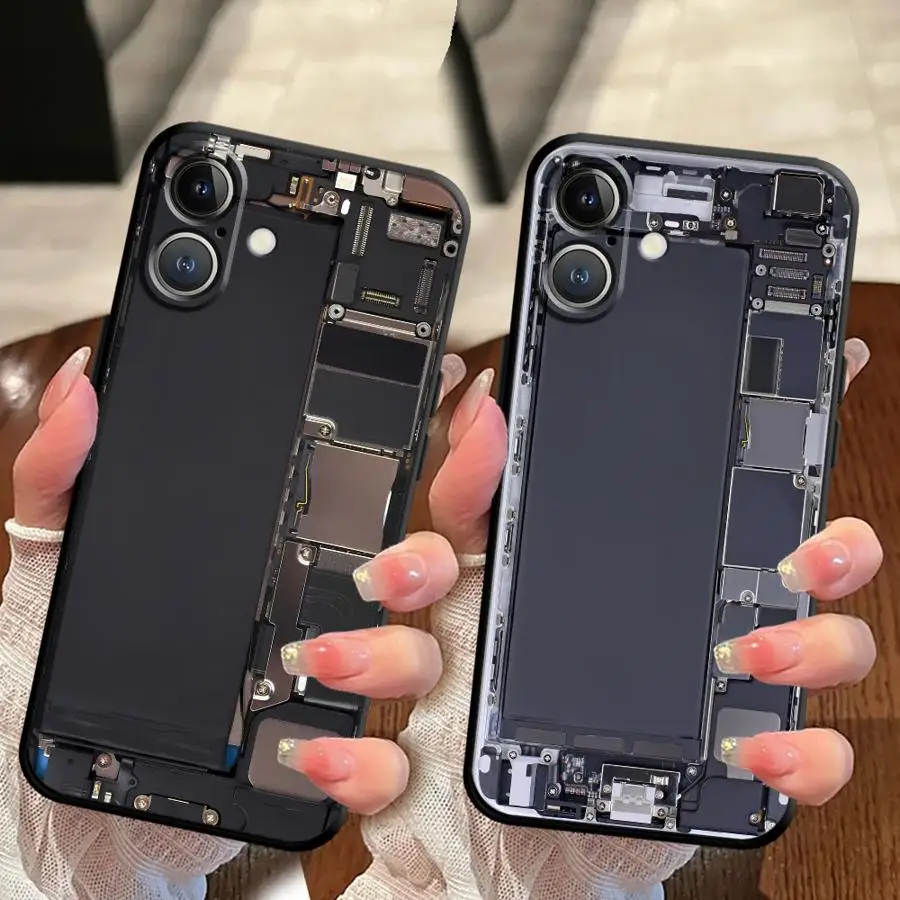 حافظة لهاتف آيفون 13 12 11 17 Pro Max 17Air 7 8 XR XS Max 15 16 14 Plus غطاء هاتف ناعم أسود الطريق الإبداع #1