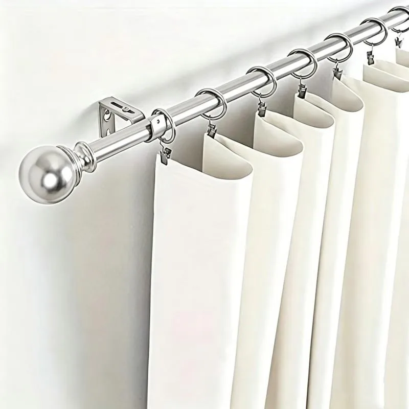Sturdy Metal Ring 25mm Curtain Clip Rings 46 pcs, perfect for Bedroom Window Curtains, Rust Resistant Finish view 6