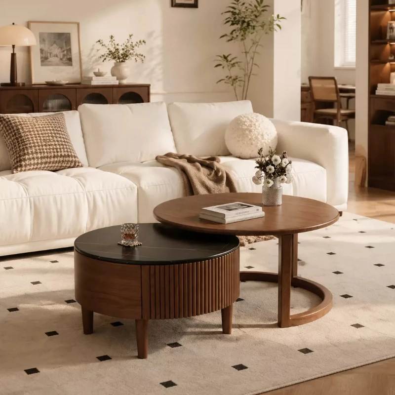 Rustic Cute Hotel Coffee Table Patio Interior Nordic Space Saving Coffee Table Elegant Mainstays Stolik Kawowy Hotel Furniture