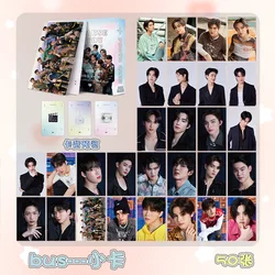 50 Pcs/Set Thai Boy Group BUS Because Of You I Shine Laser Lomo Card Marck Thai Stars Mini Postcard HD Photocard Cosplay Gift