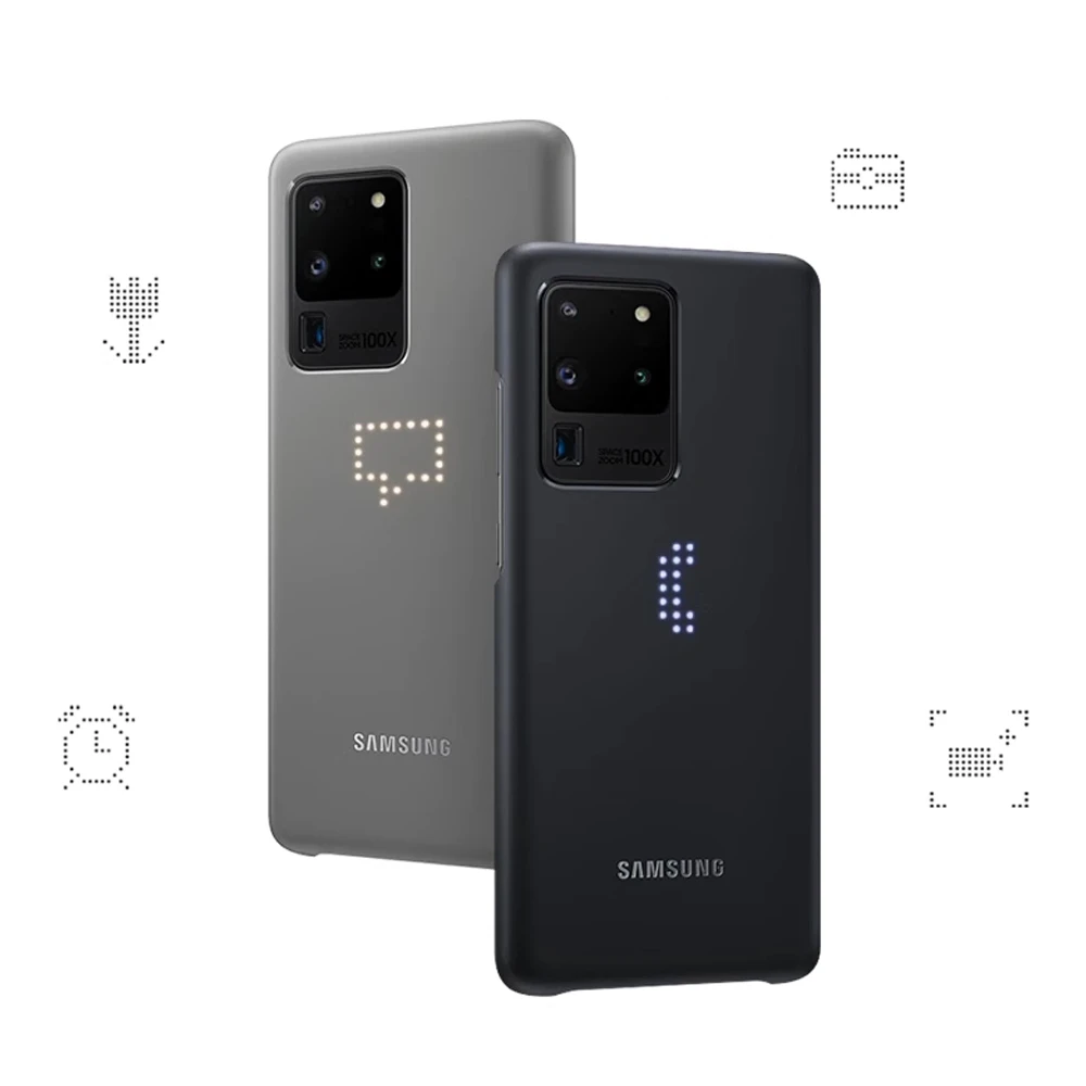Samsung originale ufficiale autentico Galaxy S20 S20 + S20 Ultra S20Ultra 5G LED Smart retroilluminazione custodia protettiva LED Smart Cover