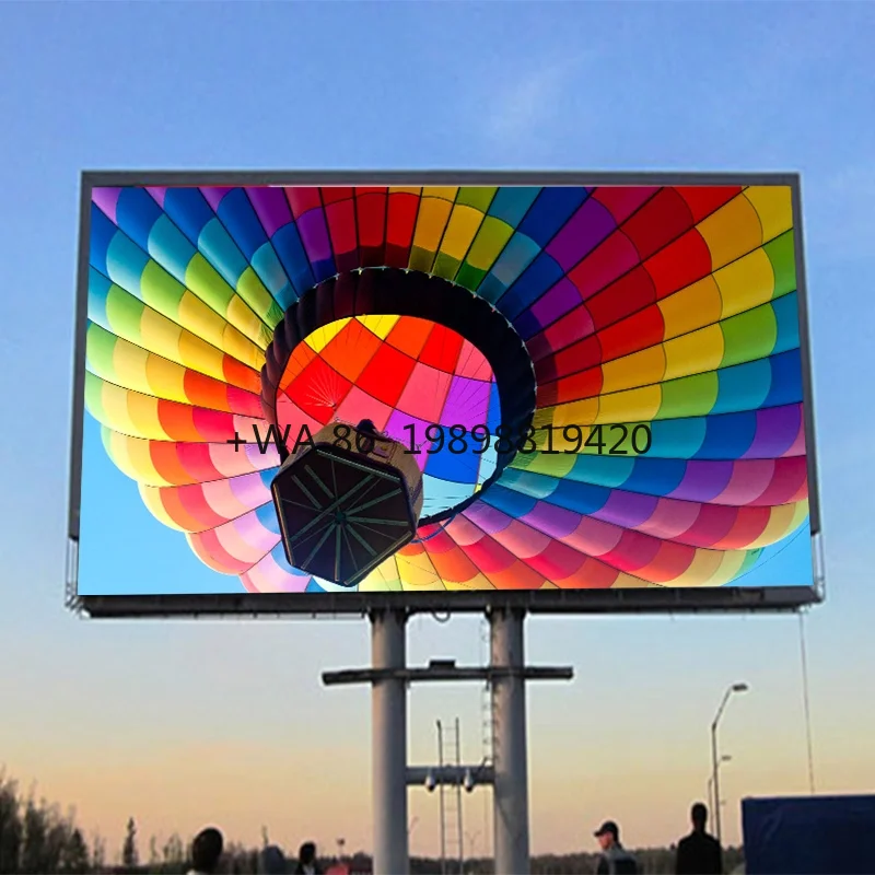 

6500cd/m² Energy-Efficient Digital Display IP65 TV Signage Video Wall Outdoor Waterproof Advertising P8 LED Screen