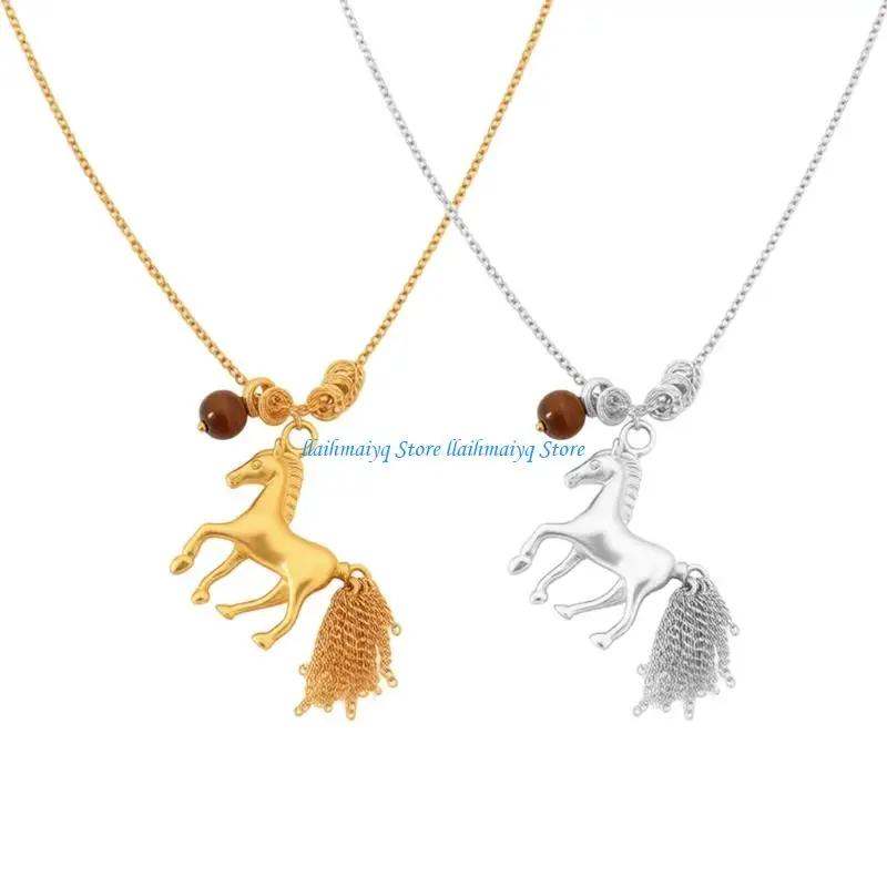 

573B Элегантное длинное ожерелье с регулируемой длиной, идеальное для повседневного торжественного ношения