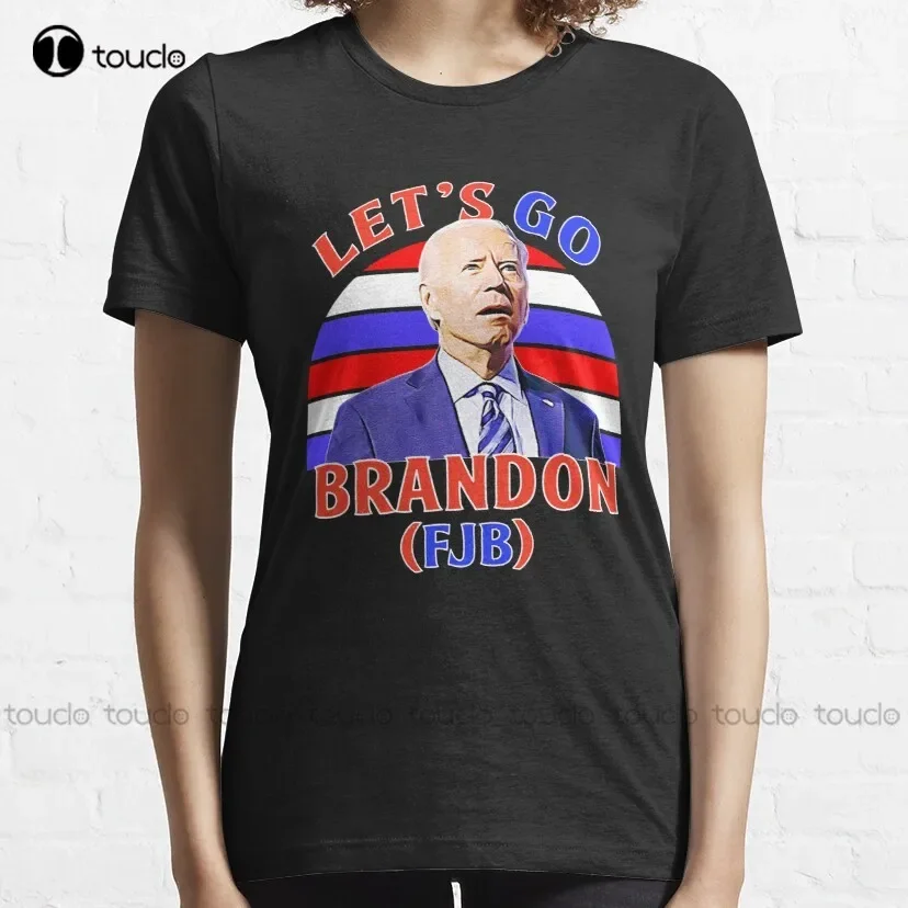 Let’S Go Brandon! (Fjb) F Joe Biden Fbj Hat Joe Biden Not My President Classic T-Shirt Pink Shirts For Men Fashion Funny New
