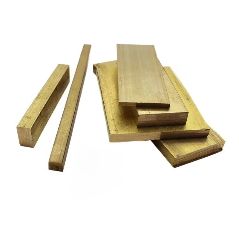 Thickness 3mm to 20mm H59 Brass Flat Bar Rectangular Solid Metal Sheet Metal Plate Pure Copper