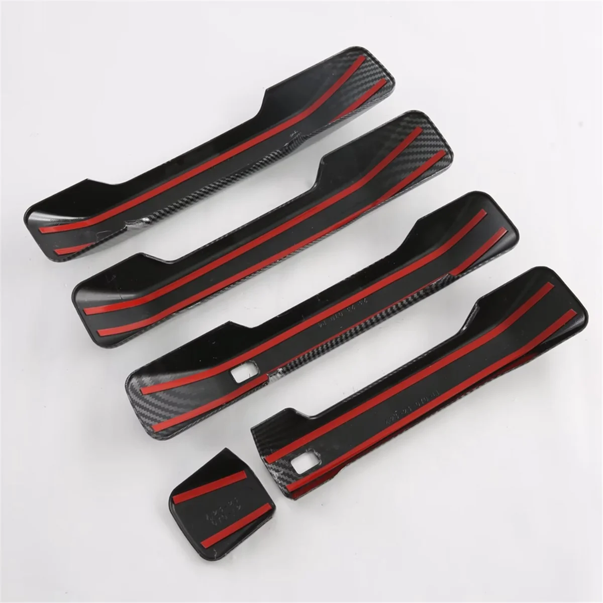 Carbon Fiber Car Exterior Porta Handle Capa, Guarnição Acessórios, Pressione Versão Botão, Hyundai Santa Fe, MX5, LHD, 2024