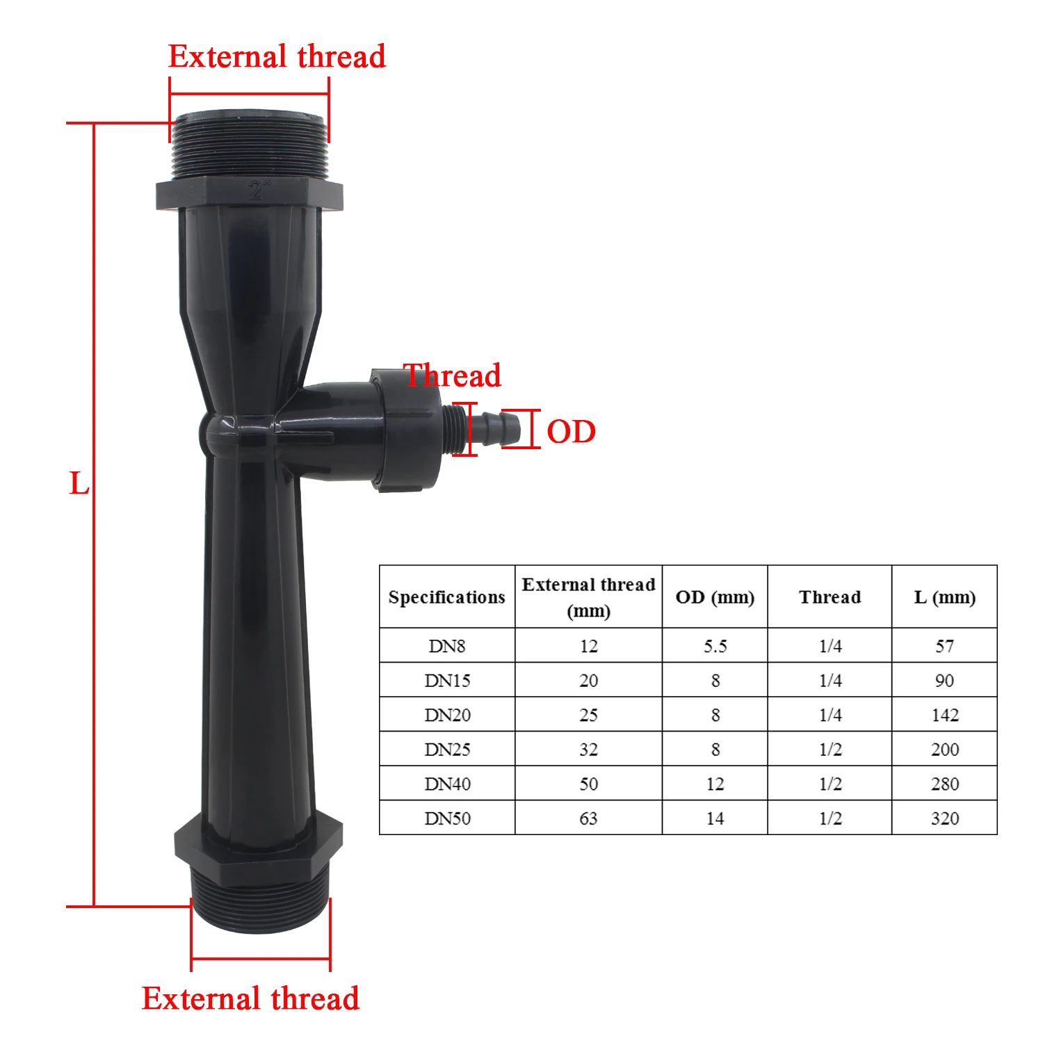 DN8-DN50 Upvc Eject… - image