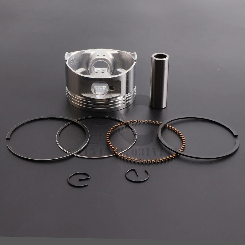GY6-200 62.5mm tłok i zestaw pierścieni dla chłodzony powietrzem 4 suwowy skuter motorower ATV QUAD GY6 125 GY6 150 152QMI 1P52QMI 157QMJ 1P57QMJ