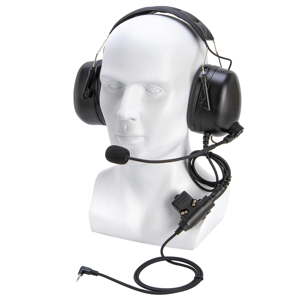 

U94 PTT+Universal Aviation Headset Pilot Headphone for Motorola T5620 T6200 6200C TKLR T3 T6 TYT TH3R Hytera TC320 TC310