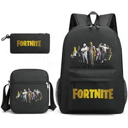 Mochila escolar con estampado de fortnite para niños y niñas, Mochilas de moda para adolescentes