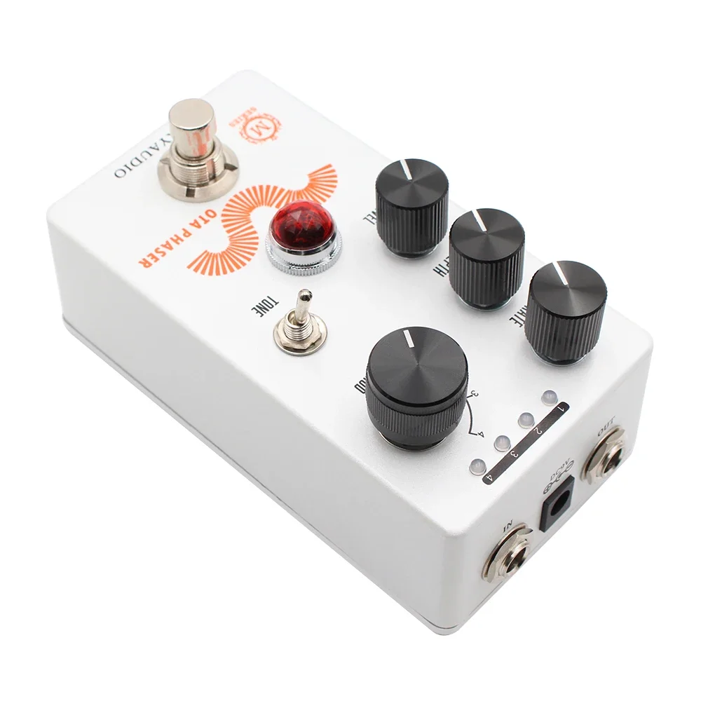 MOSKYAUDIO Electric Guitar Pedal OTA PHASER RATE,DEPTH,LEVEL 4-MODE SELECTION KNOB Guitar Parts & Accessories