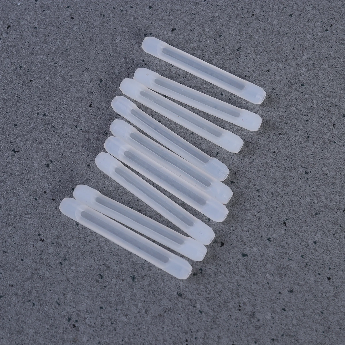 

5 Pairs Silicone Ear Hooks 55mm Length 7mm Diameter Non-slip Comfortable for Eyewear Sports Hunting Daily Use Glasses Leg
