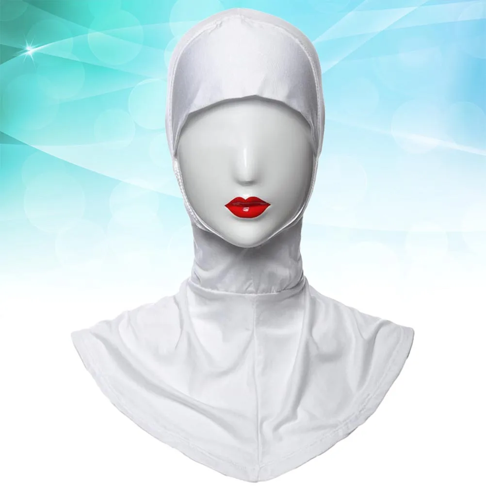Moslim hijab cap 43x45cm, ademend, verstelbaar, modal stof, hoofddeksel voor Ramadan, zomer sjaal, wikkelbandana, binnenhijab