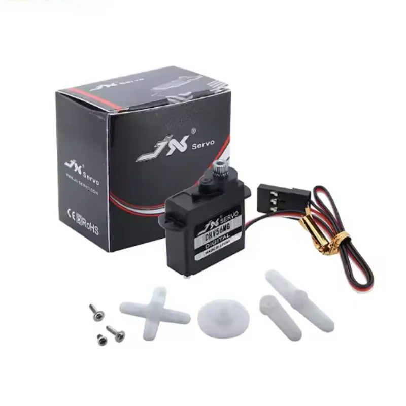 JX PDI-DHV56MG 1.2kg Torque Coreless Motor HV Metal Gear 5.6g DC4.8~7.4V Servo for RC Fixed-wing Airplane Car Robot Arm