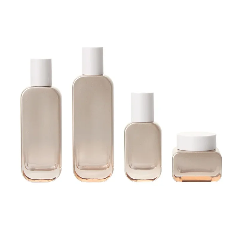 1PCS Glas Lotion Flaschen Leere Hautpflege Flasche Lotion Kosmetische Verpackung Flasche Leere Gesicht Creme Jar Gesichts Maske Container