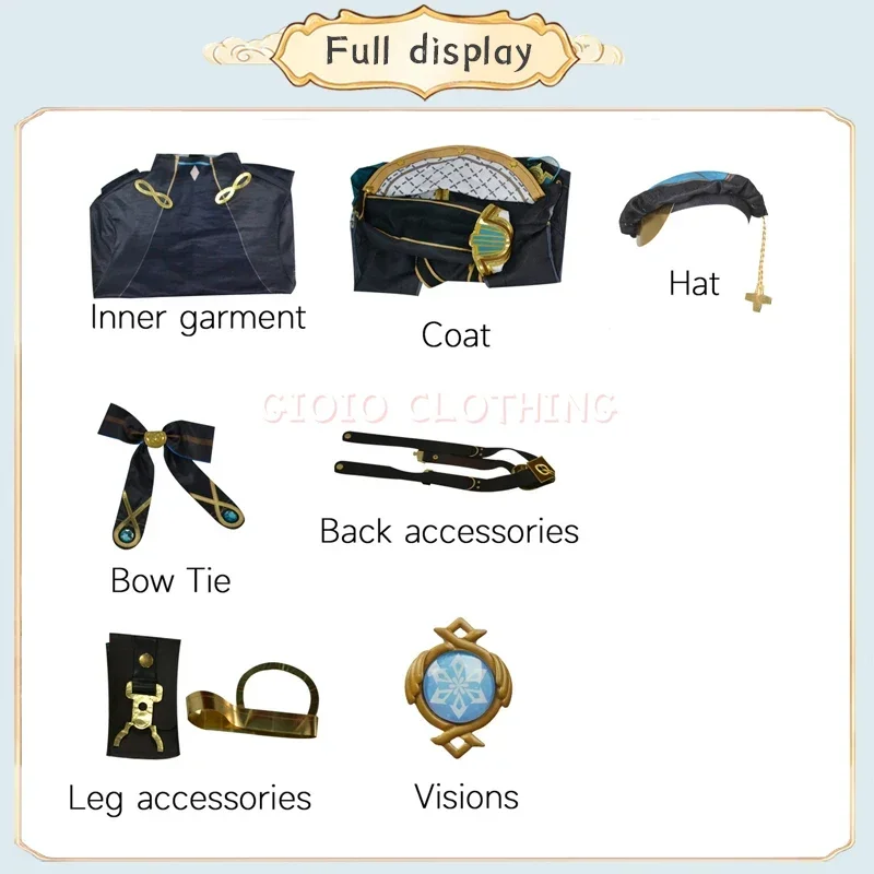 أزياء جينشين إمباكت فريمينيت التأثيرية أزياء الهالوين على الطراز الصيني للنساء