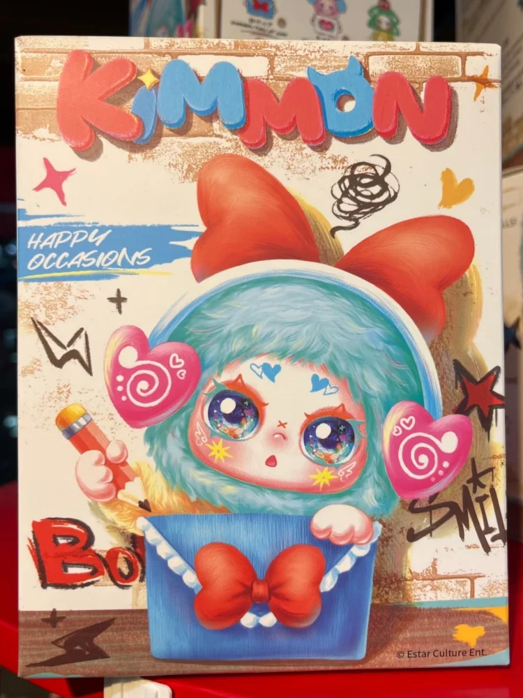 

Original Kimmon Happy Occasions Blind Box Halloween Mischief Cute Vinyl Face Pendant Doll Bag Charm Keychain Gift For Collectors