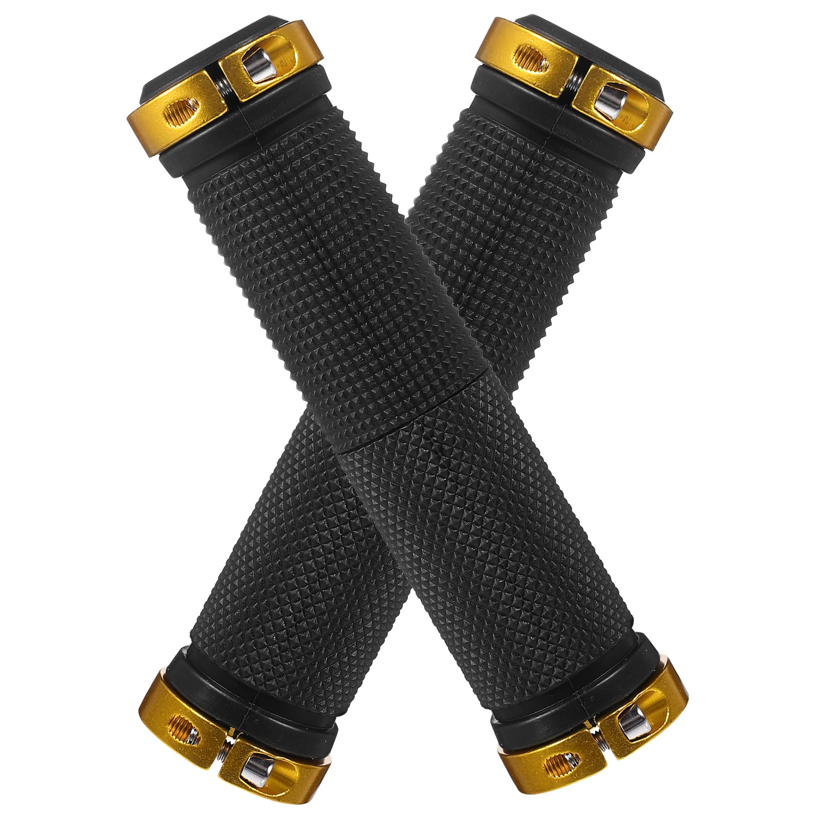 

Aluminum Alloy Handlebar Grips Non Slip Rubber Bike Handlebar Grips Waterproof Mountain Electric Scooters Ergonomic