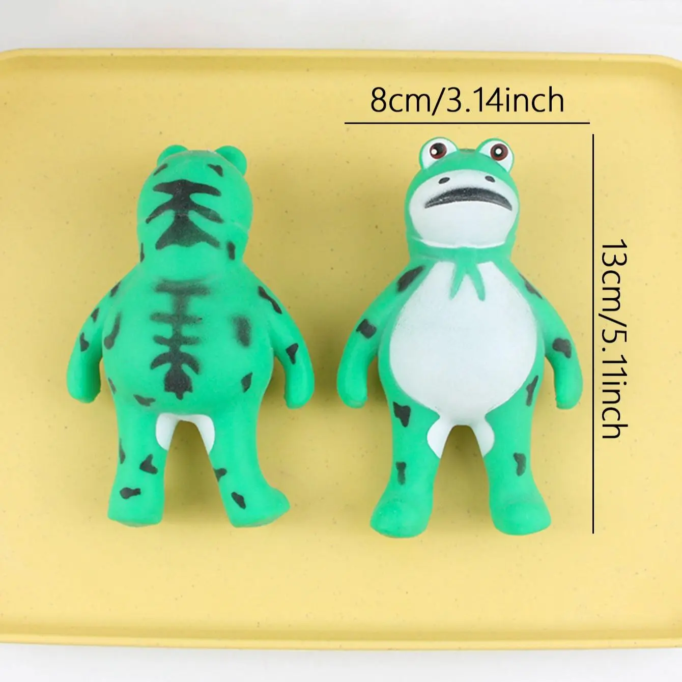 1PC-Squeeze Toy Cute Frog Filled With Sand Toy Vinyl Slow Rebound Pinch Music Cartoon Frog Cartoon Multi-Shaped Decompression Ve