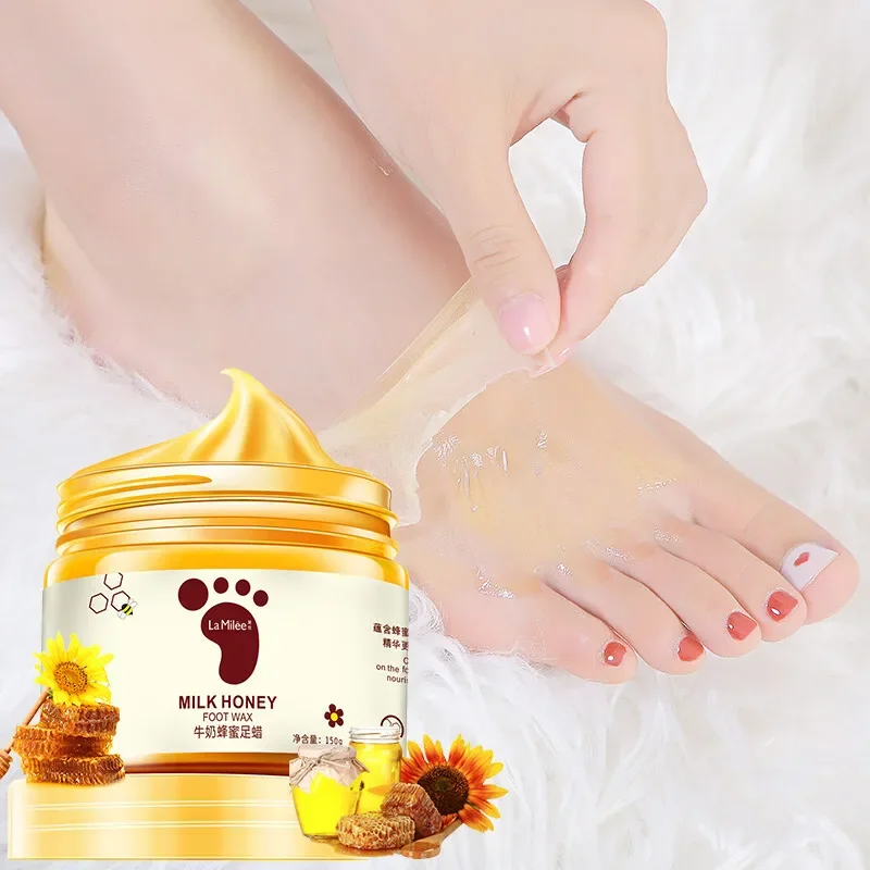 

Milk Honey Foot Wax 150g Exfoliating Dead Skin Powder, Anti-Dry Cracking, Foot Rejuvenation Foot Mask