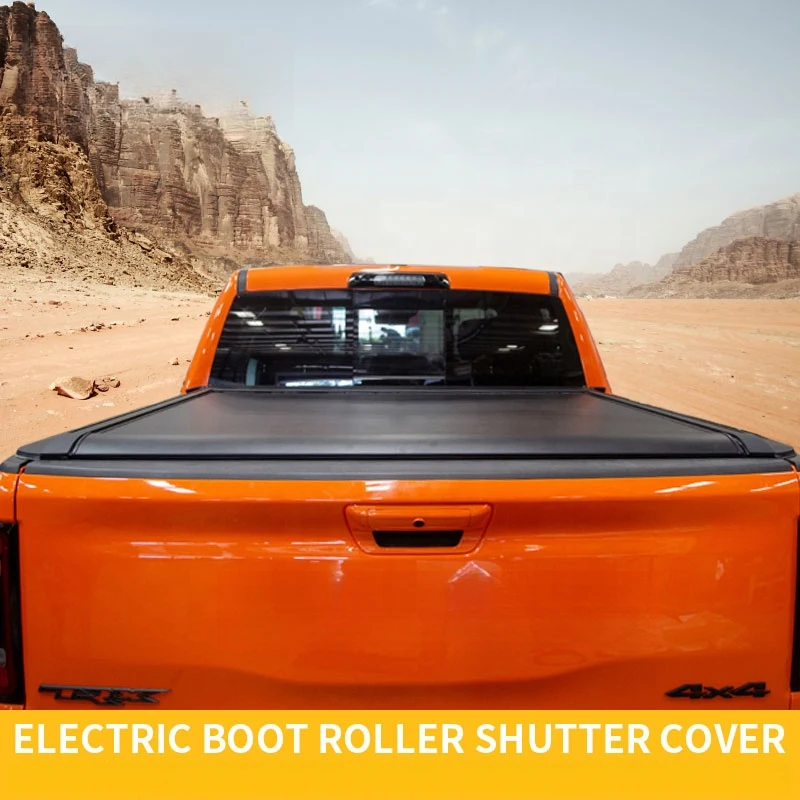 High Quality Aluminum Electric Remote Control Roller Tonneau Cover 4x4 Pickup Truck Bed Lid