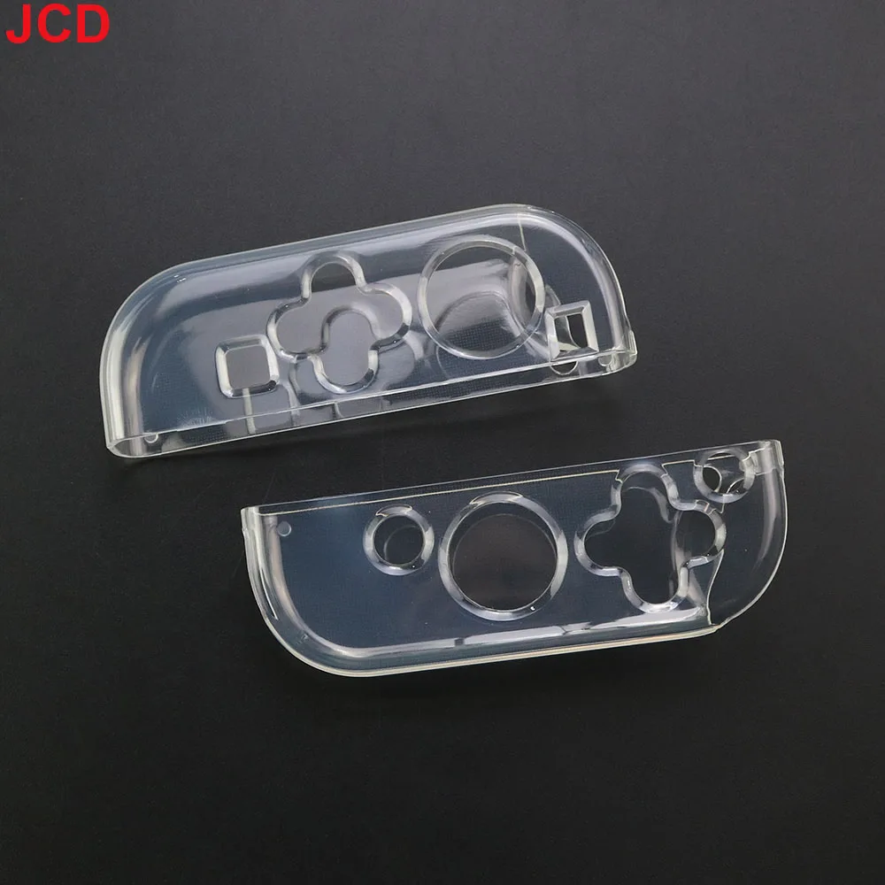 JCD 1pcs Soft TPU Transparent Shell Protective Case Cover Frame Clear Protector For Switch OLED Game Console Accessories