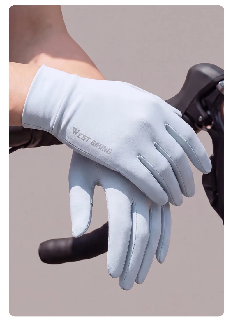 WEST BIKING Damen Fahrradhandschuhe, Flip-Finger, Touchscreen-fähig, Vollflächen-Polsterung, rutschfest, UPF 50+, für Frühling, Sommer, Herbst, Rennrad – Detail 18