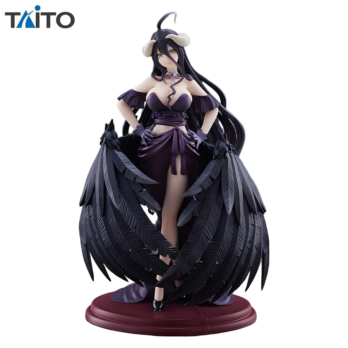

In Stock Original TAiTO AMP+ OVERLORD IV ALBEDO ~ Black Dress Ver.~ PVC 20CM Anime Action Figures Model Collection Ornament Toy