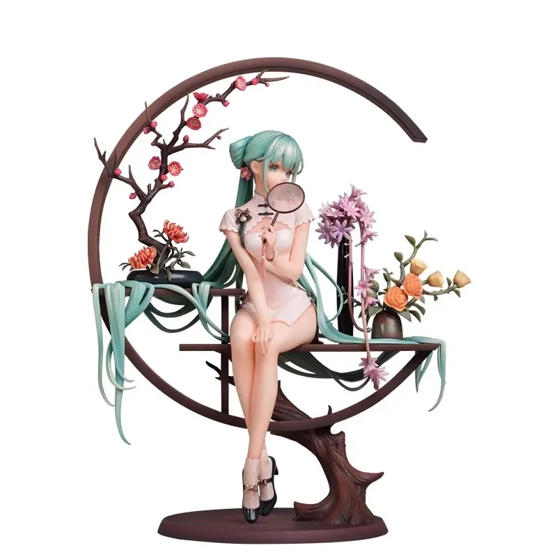 MJapos-Vocaloid Hatsune Ku Action Figure, Cheongsam Glorious Youth Ver, Collection Model Statue, Butter Gift Toy, Original