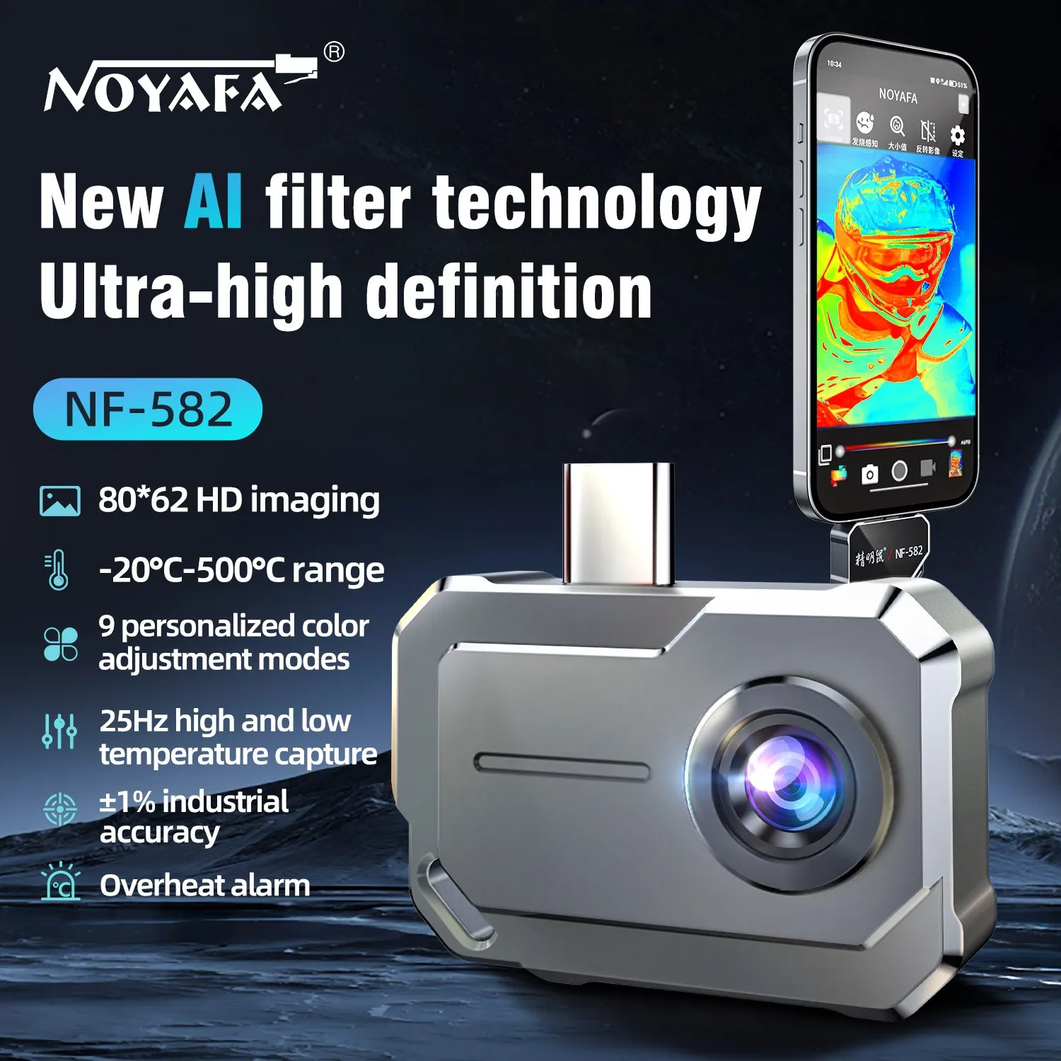 NOYAFA NF-582 Thermal Camera Review: A Game-Changer for DIY, Repair, and Safety Inspections