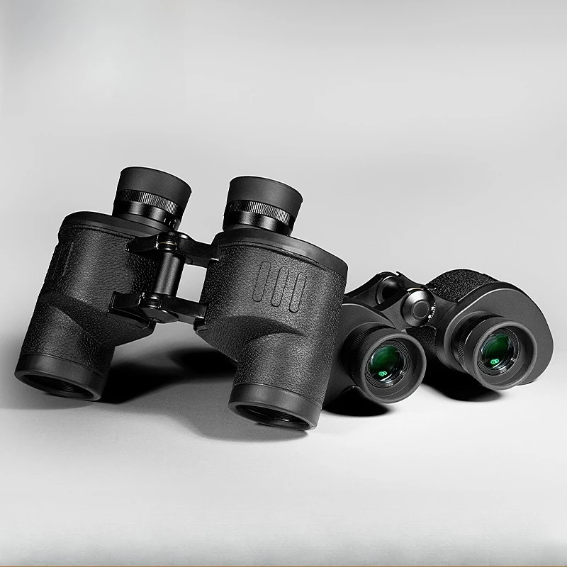 6x30 Metal Binoculars, New HD High Power, Outdoor Low Light Night Vision with Rangefinder