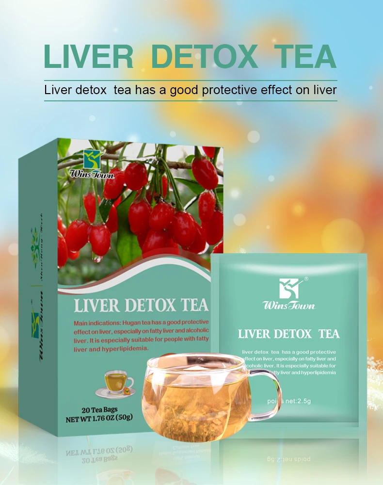 Easy To Carry Drunk Liver Damage Teabags Protect the Herbal Liver Detox Cleanse Tea