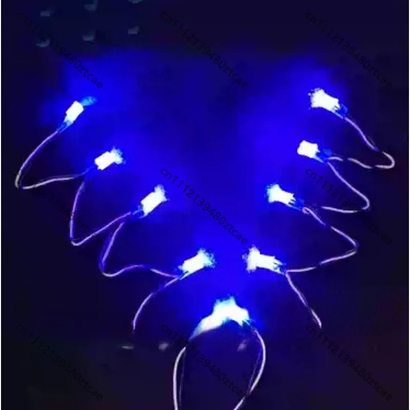 Simulation V‑Shape Grille Light, Remote‑Control Strobe Flash Lamp, Upgrade Spare‑Part for RC Model Truck, Hobby Accessory